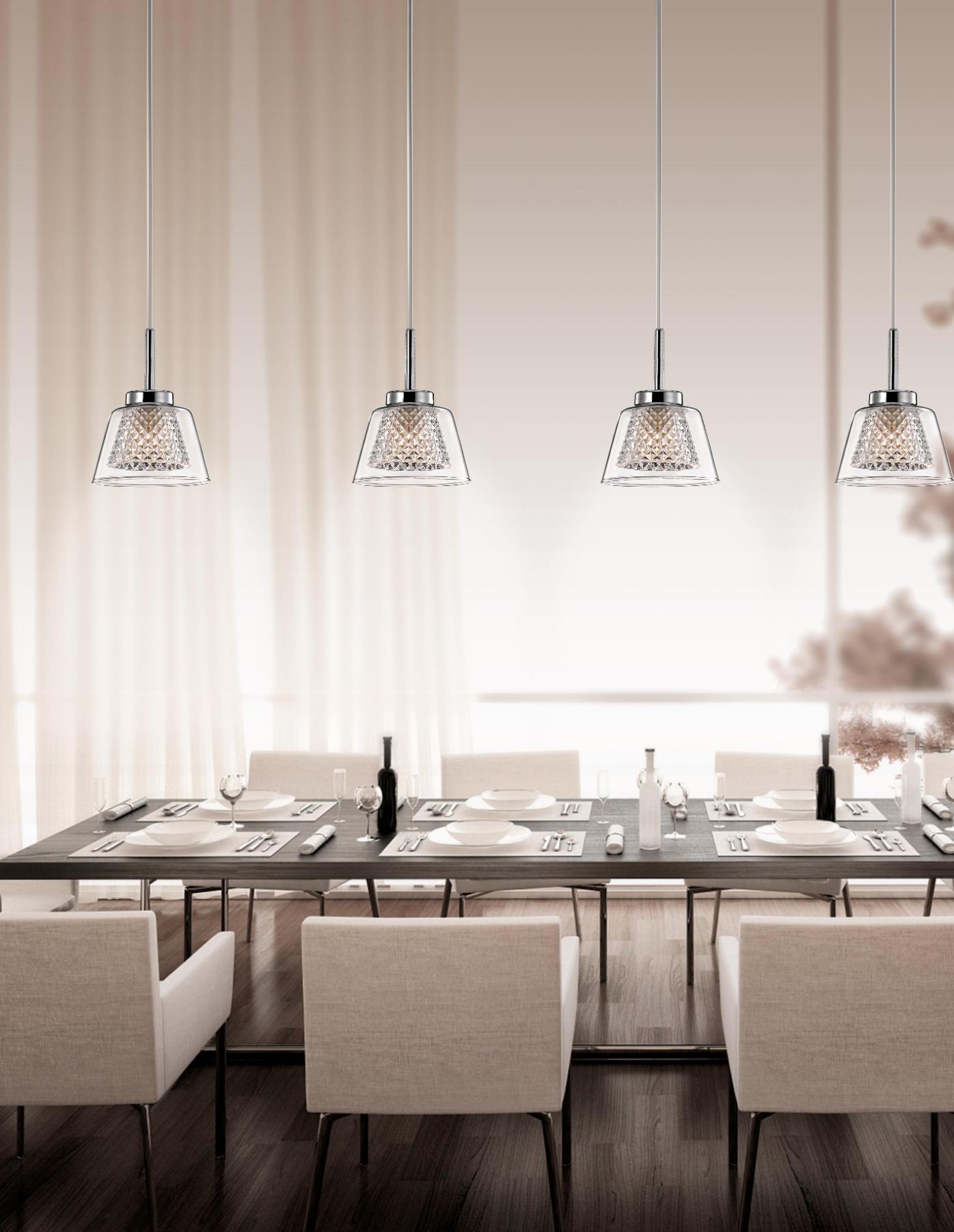 Moderni lusteri: Estetika budućnosti i funkcionalnost