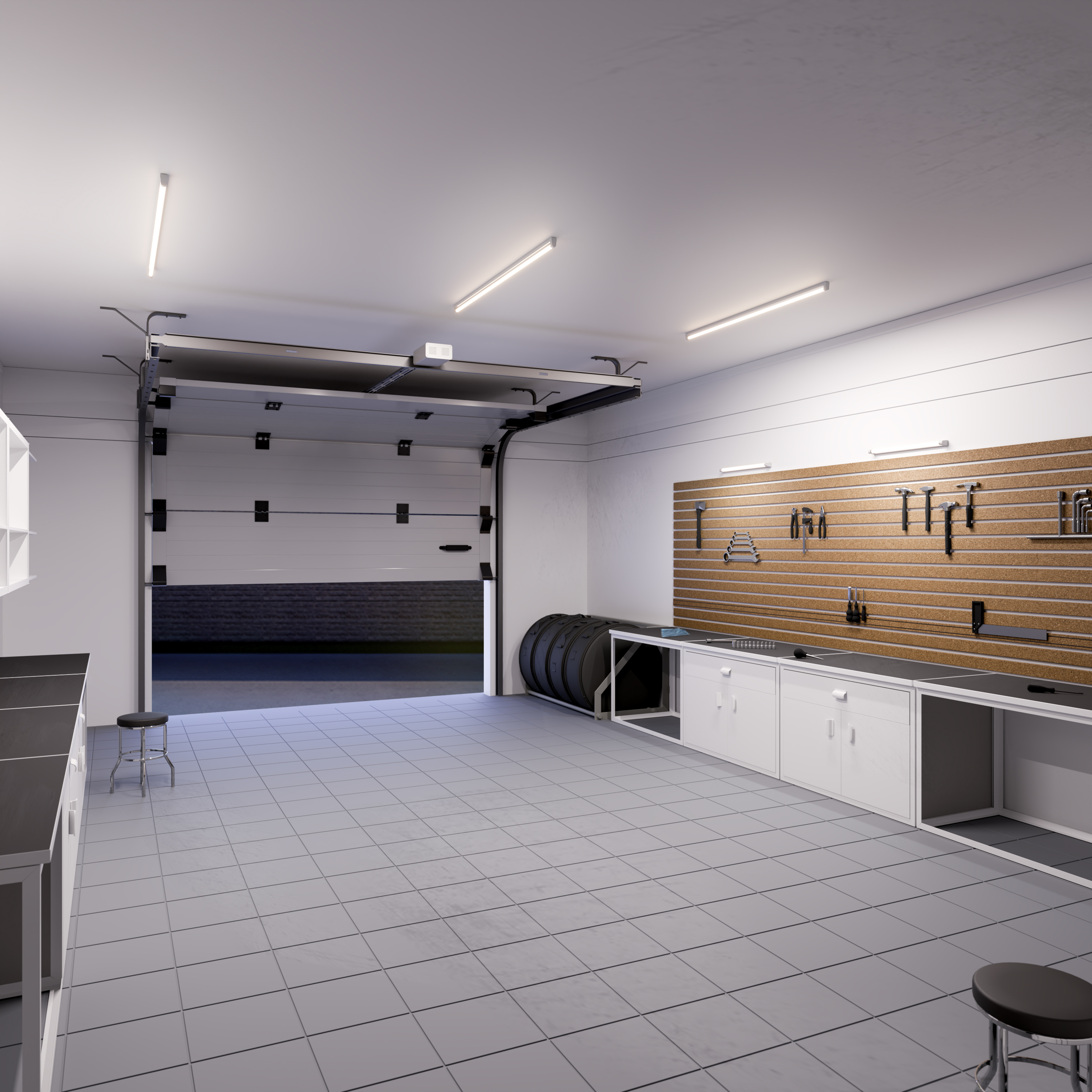 Mogu li sam ugraditi LED trake u garažu?