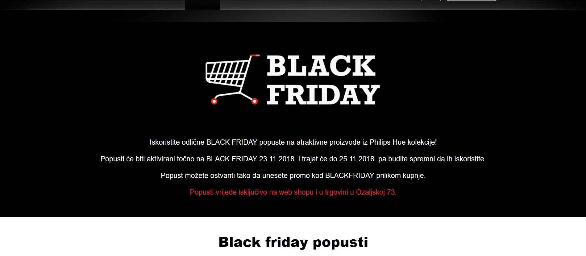 Black Friday ponuda