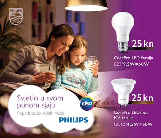 Unesite dah luksuza i glamura u vaš dom s Philips LED žaruljom