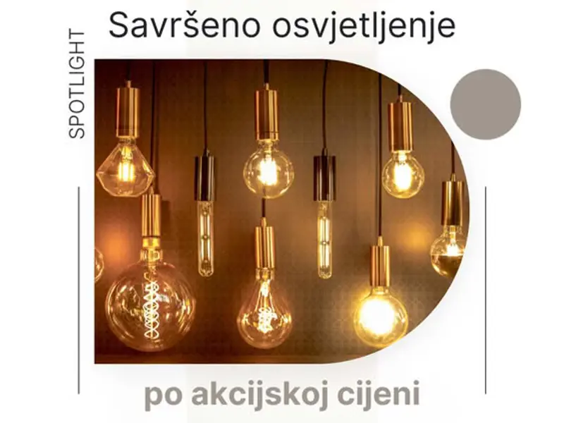 Akcija rasvjete do -67%: opremite dom vrhunskim rasvjetnim tijelima po super cijenama