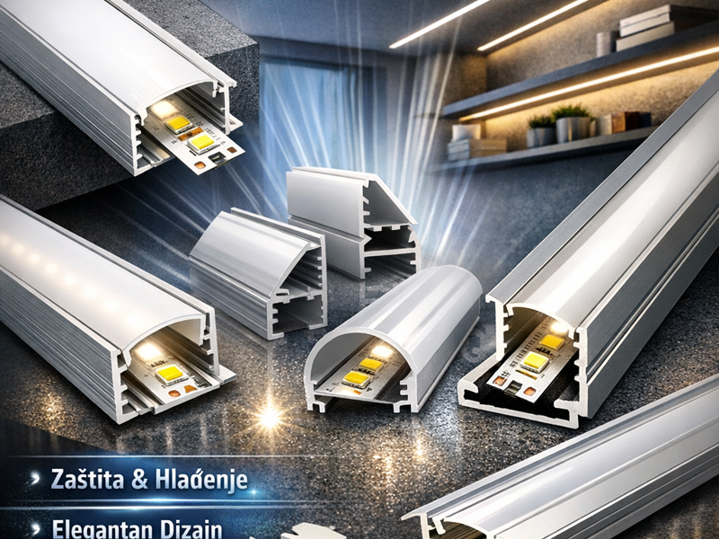 Aluminijski profili za LED trake: Ključ za dugovječnost i profesionalni dizajn