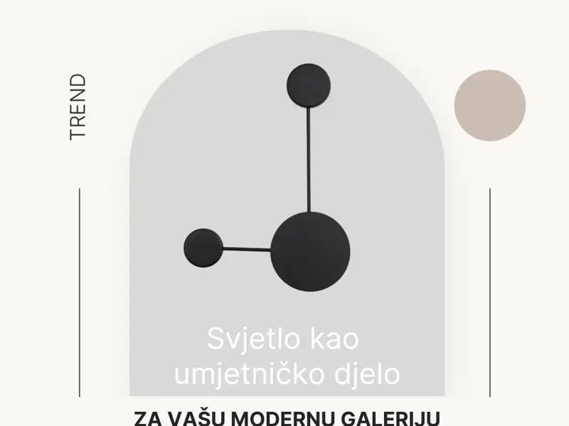 Amadeo zidna svjetiljka: minimalistička skulptura koja crta svjetlom