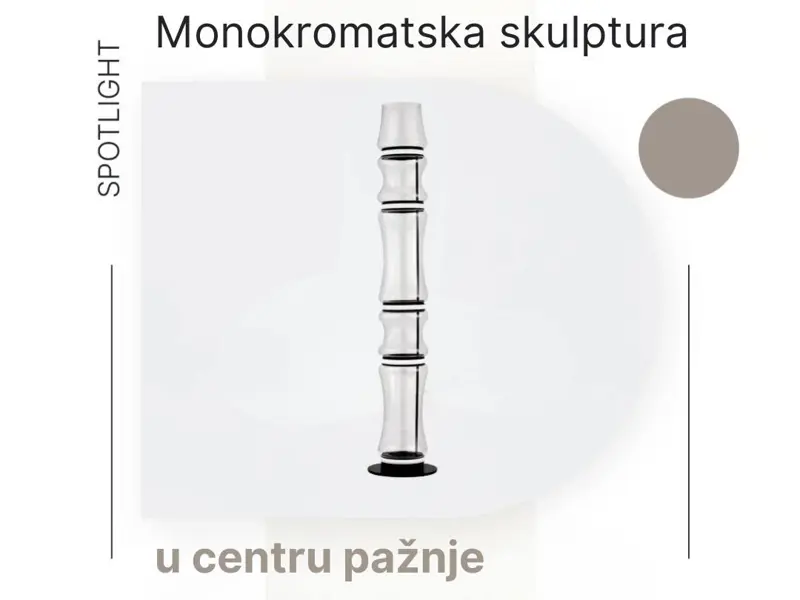 Anapnoe podna lampa: Elegantna skulptura koja spaja formu i funkciju