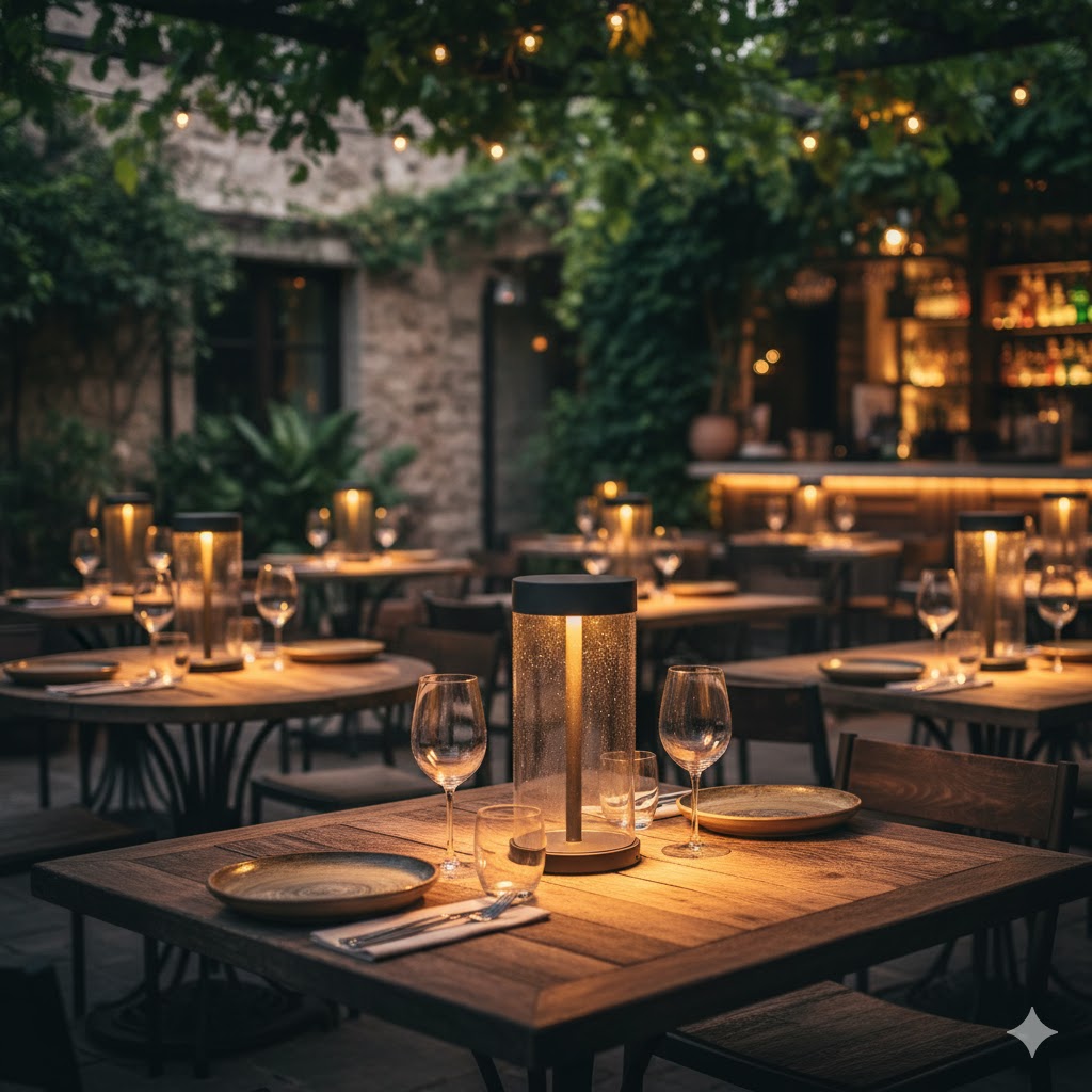 Bežične stolne lampe za vrt