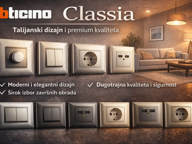 Bticino Classia: Potpuni vodič kroz najmoderniji modularni sustav za vaš dom