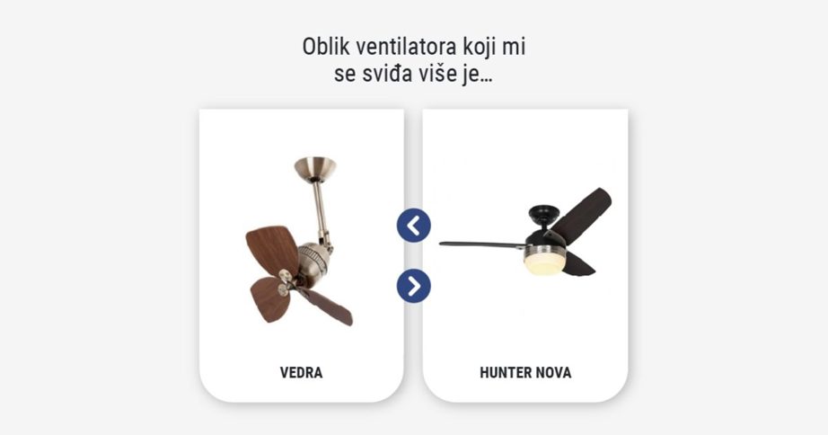 Dizajn stropnog ventilatora: VEDRA vs. Hunter NOVA - Odaberite stil koji vam odgovara