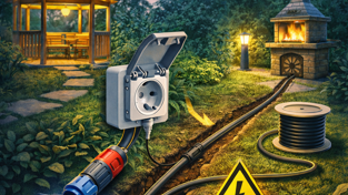 Elektromaterijal za vrt: Kako sigurno provesti struju do sjenice ili vanjskog roštilja?