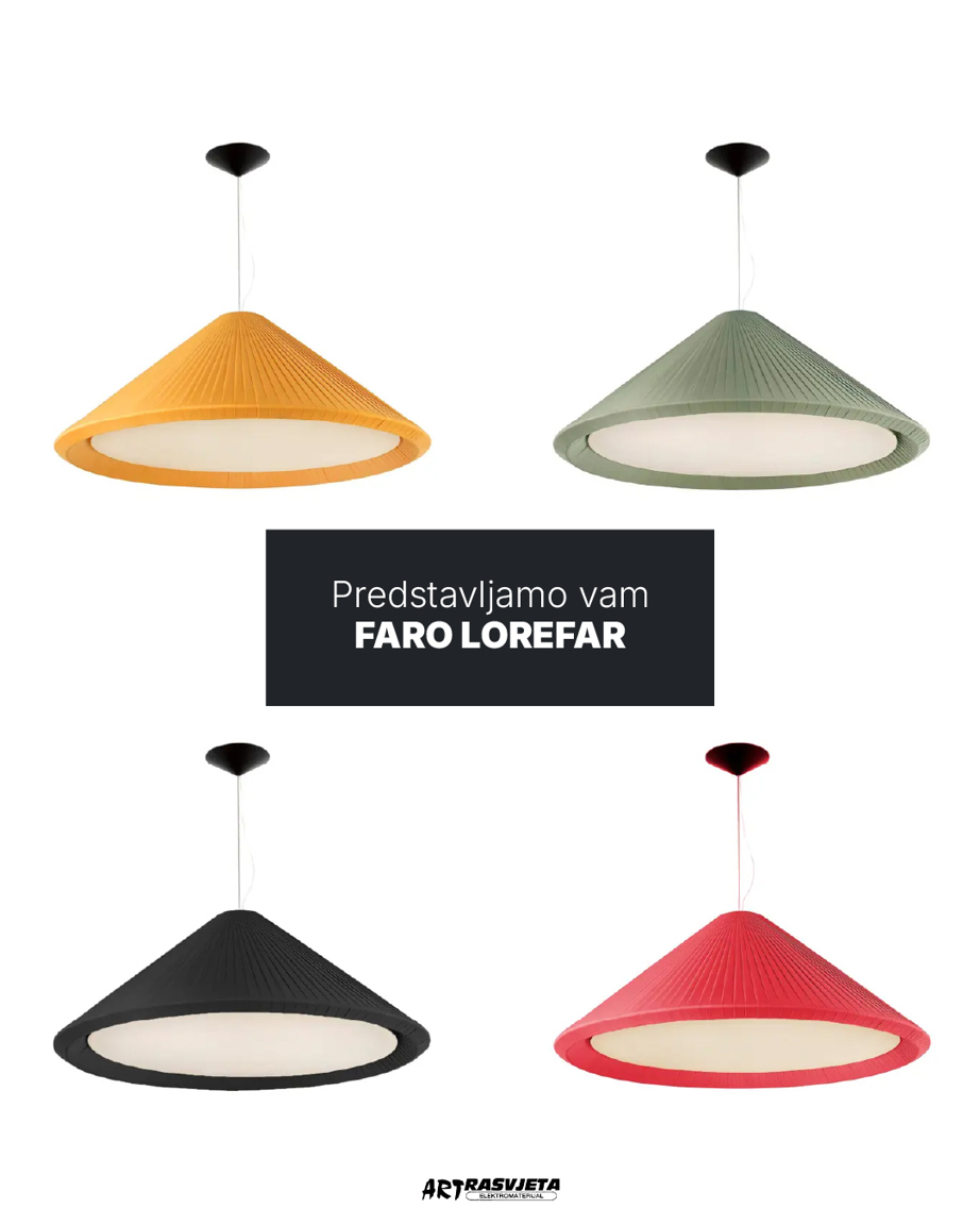 Faro Lorefar: Kada rasvjeta postaje umjetnost – vodič kroz pomaknutu estetiku u interijerima