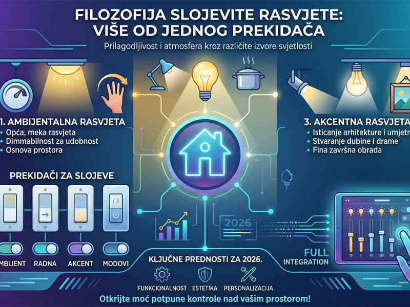 Filozofija slojevite rasvjete: Više od jednog prekidača