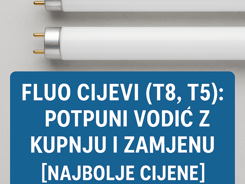 Fluo Cijevi (T8, T5): Potpuni Vodič za Kupnju i Zamjenu [Najbolje Cijene]