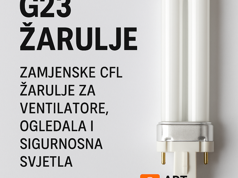 G23 žarulje – zamjenska rasvjeta za ogledala, noćne lampe i još mnogo toga