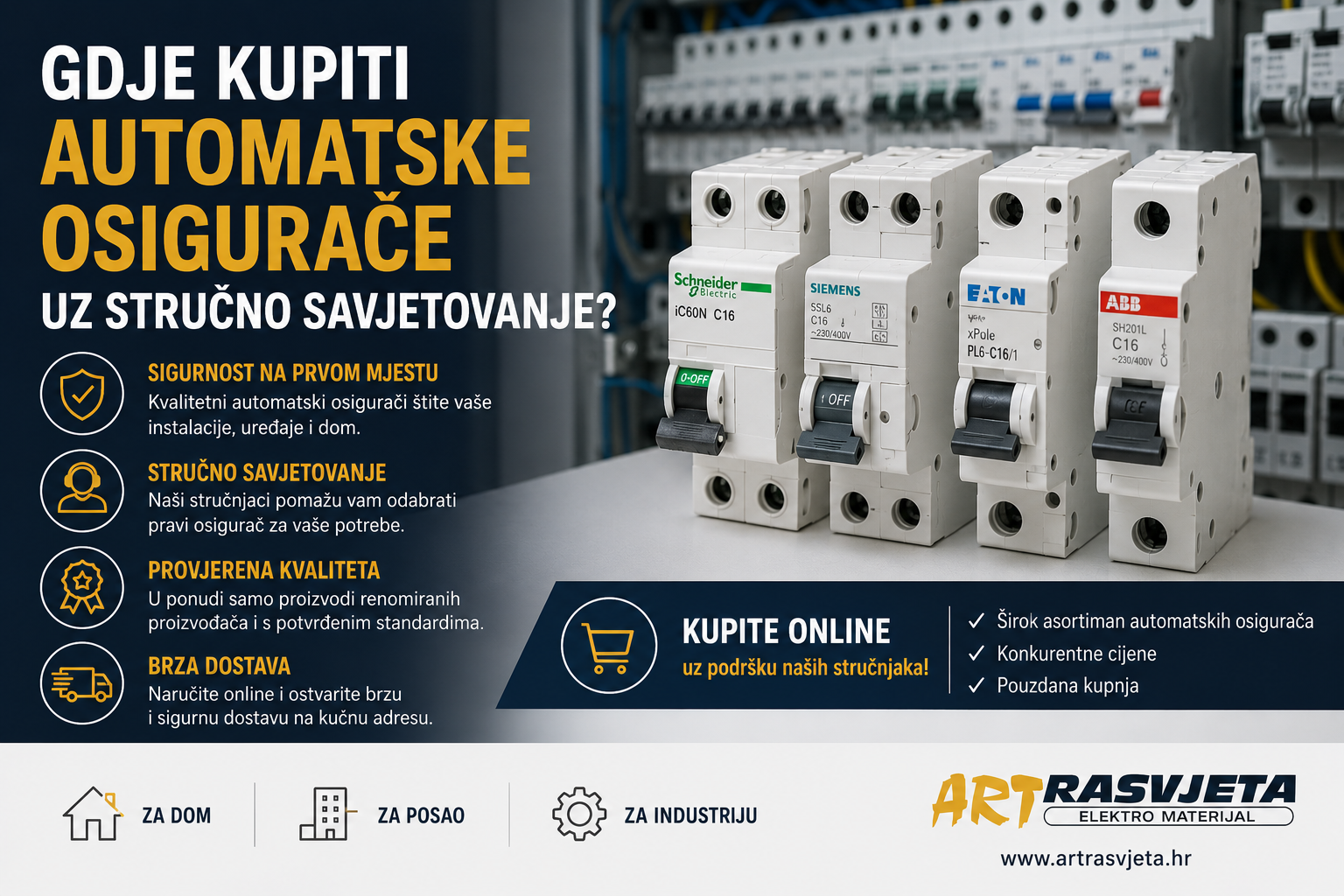 Gdje kupiti automatske osigurače uz stručno savjetovanje?