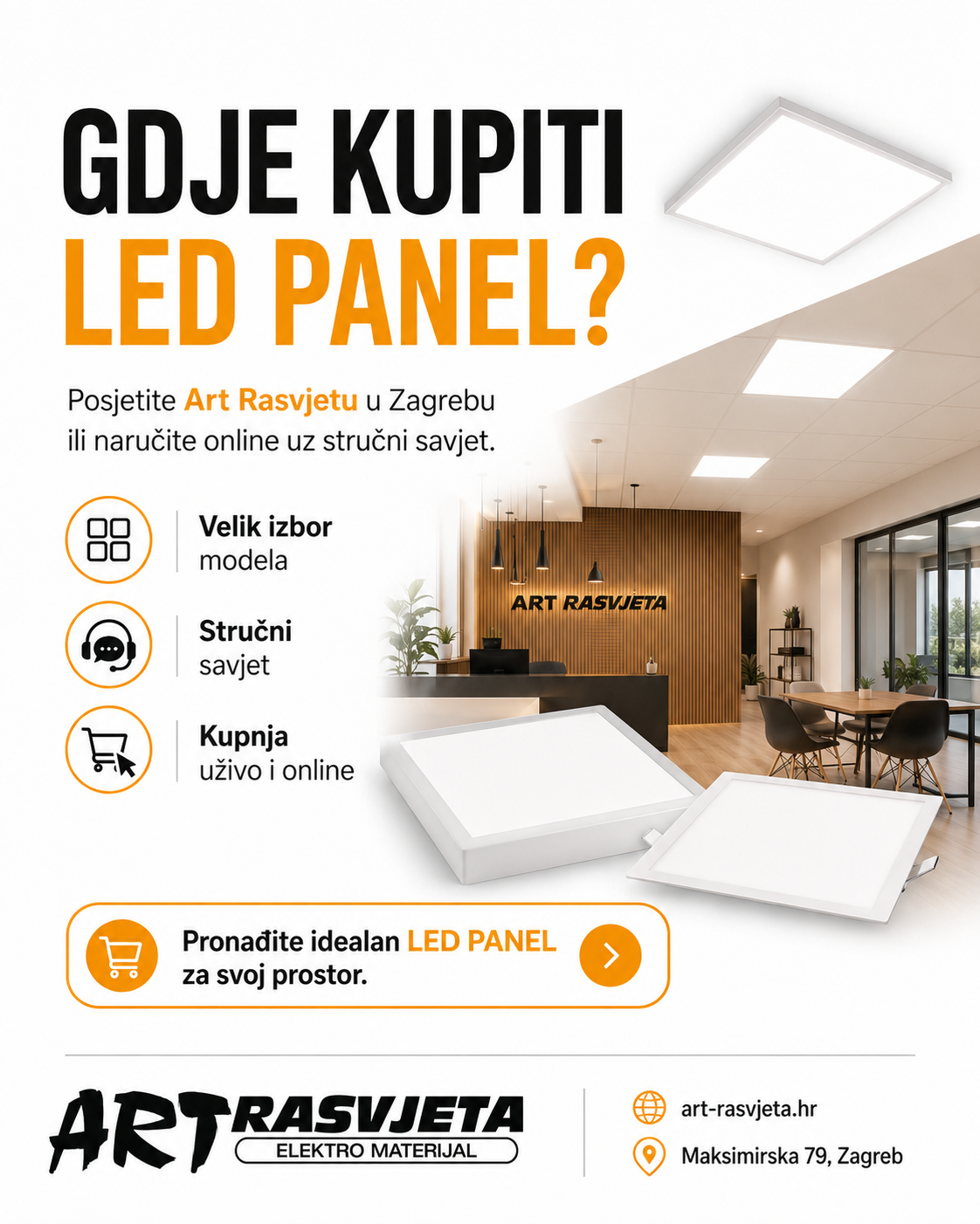 Gdje kupiti led panel? 