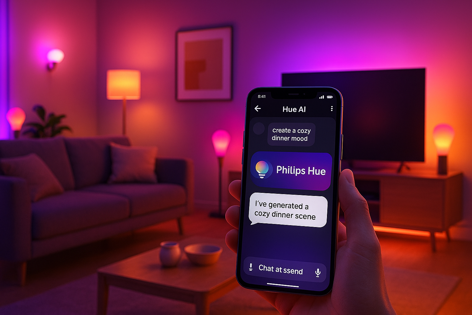generativna rasvjeta koja se prilagođava tvom raspoloženju