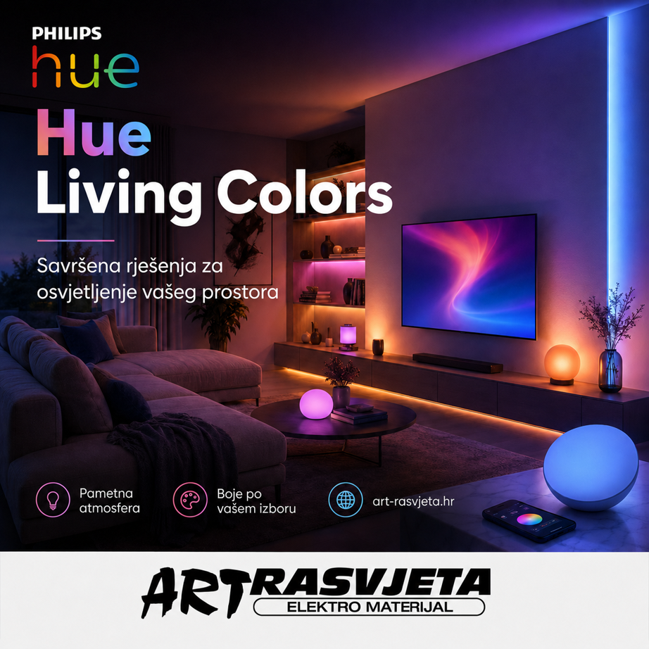 Hue Living Colors: Savršena Rješenja za Osvjetljenje Vašeg Prostora