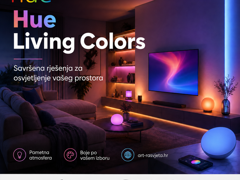 Hue Living Colors: Savršena Rješenja za Osvjetljenje Vašeg Prostora