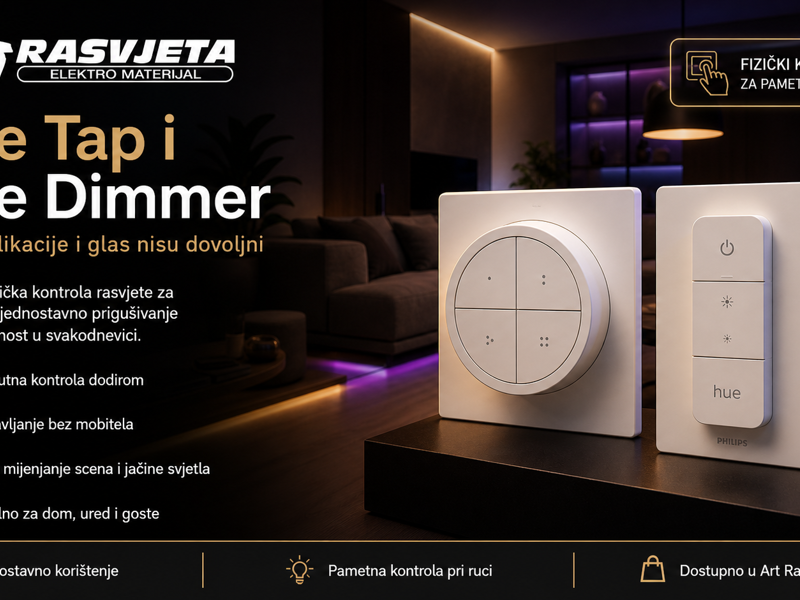 Hue Tap vs Hue Dimmer: Koji je najbolji pametni prekidač za vaš dom u 2026.?