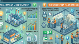 Industrijska i komercijalna rasvjeta: Vodič za maksimalnu učinkovitost i sigurnost