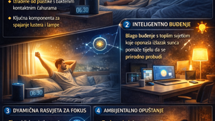 Kako AI rasvjeta mijenja vaš san i produktivnost u 2026. godini