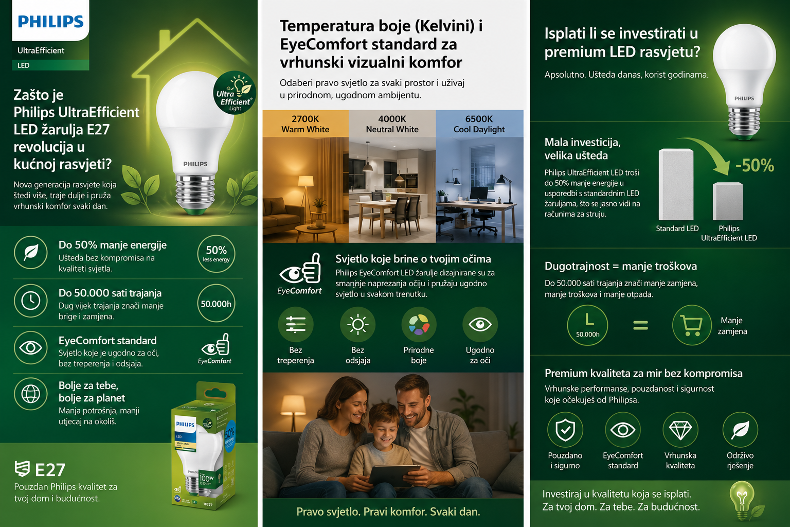 Kako integrirati UltraEfficient E27 u Vaša rasvjetna tijela?
