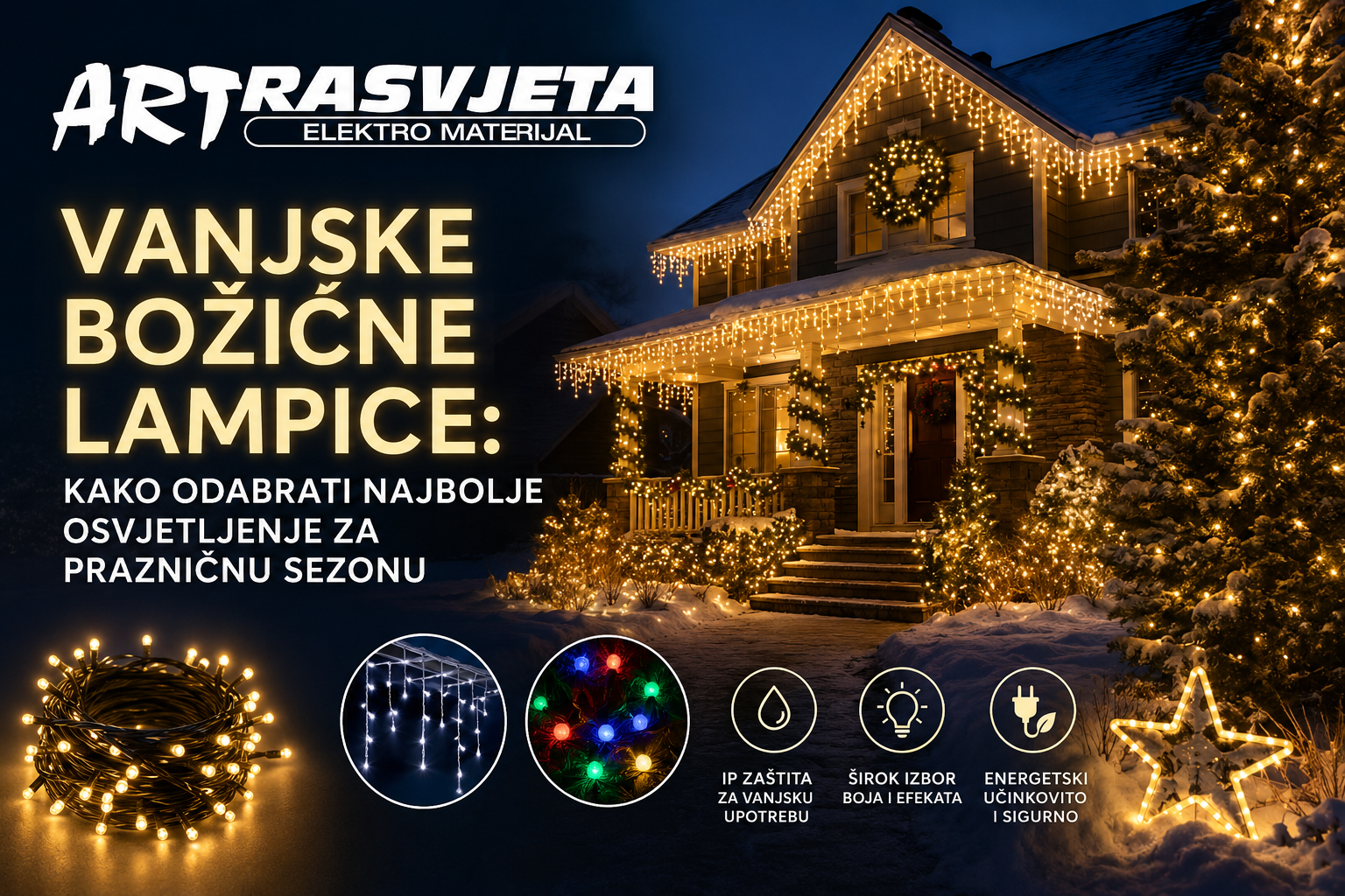 Kako odabrati najbolje osvjetljenje za prazničnu sezonu