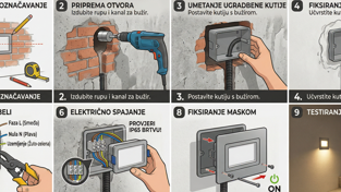 Kako pravilno ugraditi zidnu LED rasvjetu: Vodič korak po korak