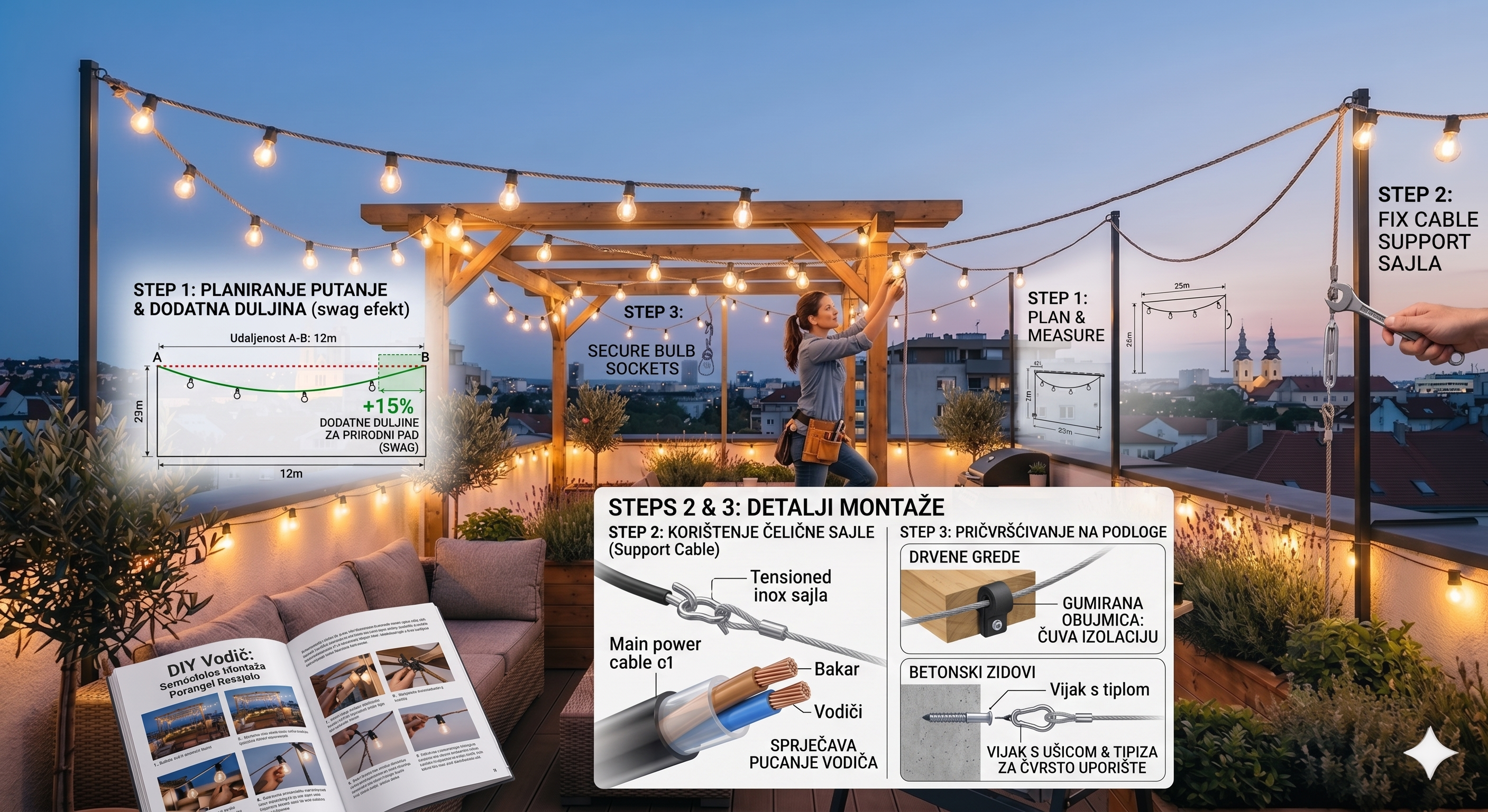 DIY Vodič: Kako samostalno montirati parangal rasvjetu?