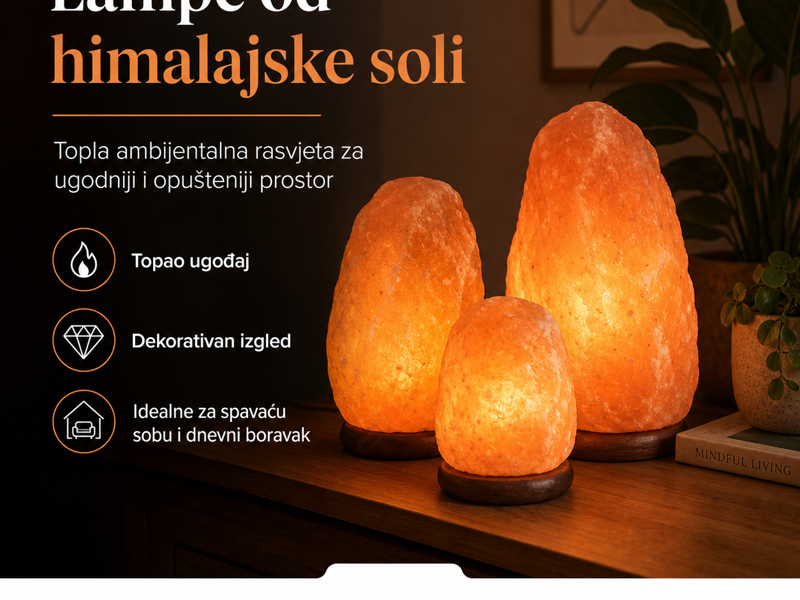 Lampe od himalajske soli