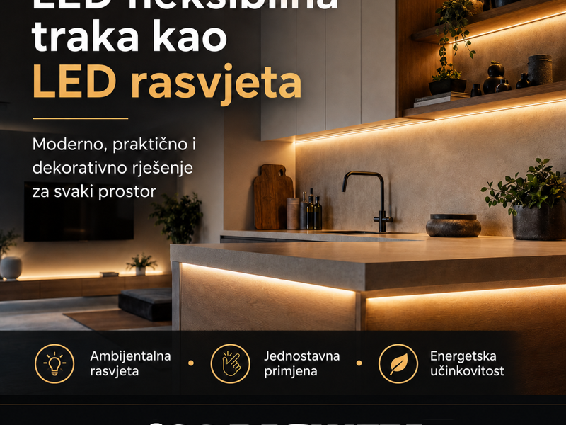 LED fleksibilna traka kao led rasvjeta