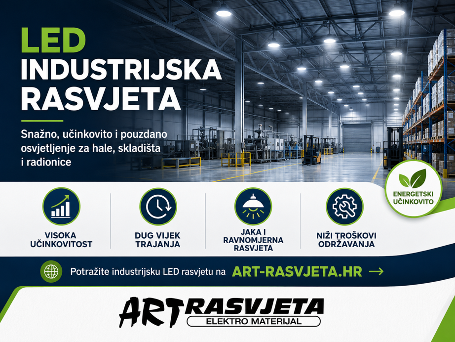 LED Industrijska Rasvjeta: Ključni Elementi za Učinkovitost i Održivost