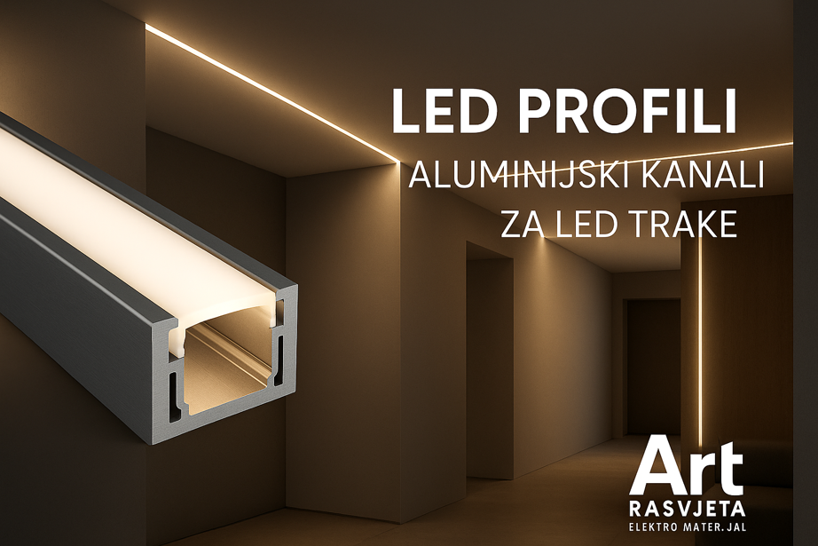 LED profili (aluminijski kanali za LED trake): potpuni vodič za prednosti, odabir i konkretne modele