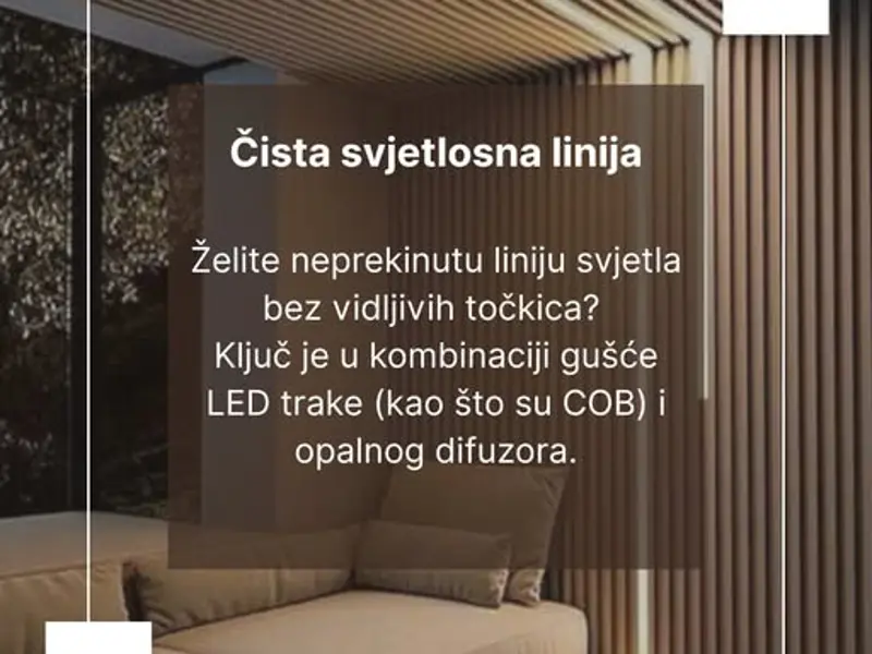 LED profili: profesionalna završnica za savršenu svjetlosnu liniju
