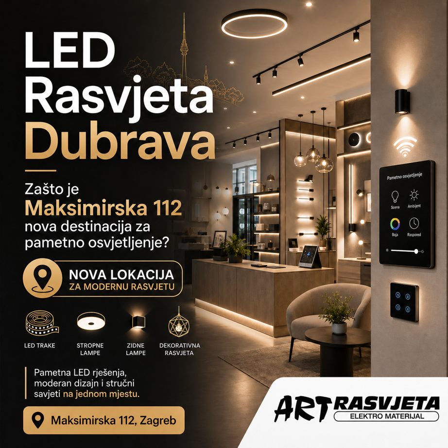 LED Rasvjeta Dubrava Zašto je Maksimirska 112 Nova Destinacija za Pametno Osvjetljenje?