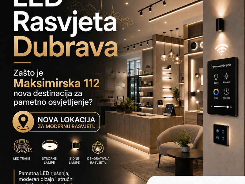 LED Rasvjeta Dubrava Zašto je Maksimirska 112 Nova Destinacija za Pametno Osvjetljenje?