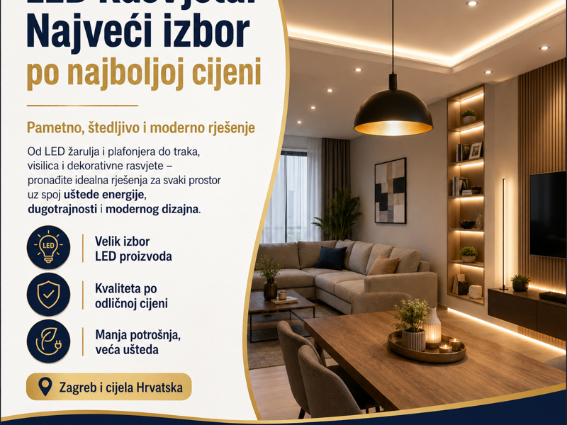 LED Rasvjeta: Najveći izbor po najboljoj cijeni