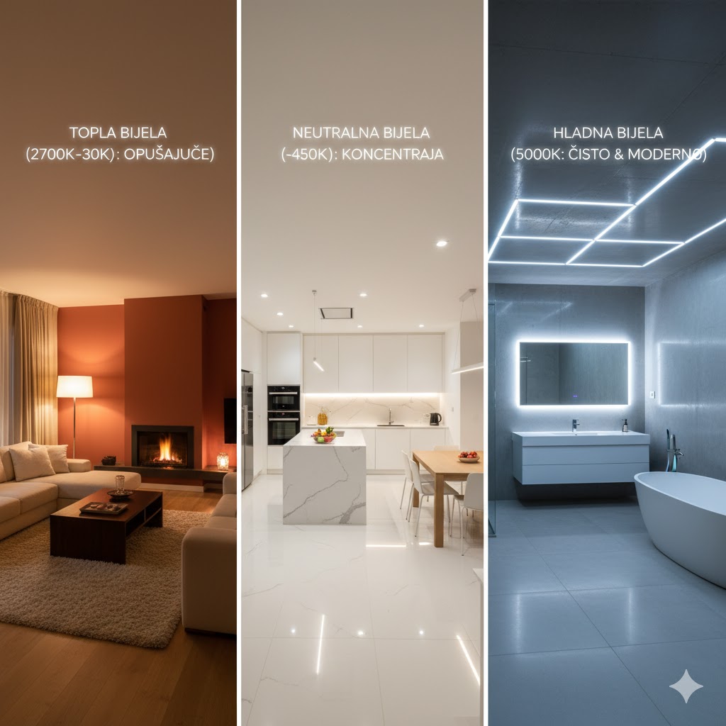 LED rasvjeta po prostorijama: Detaljan vodič