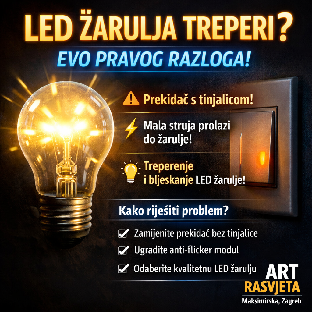LED žarulja treperi? Evo pravog razloga!