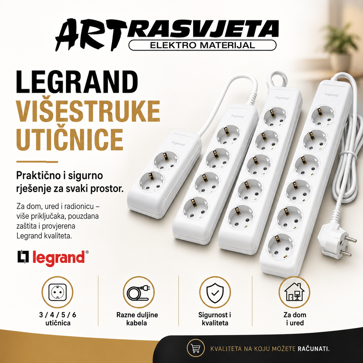 Legrand Višestruke Utičnice