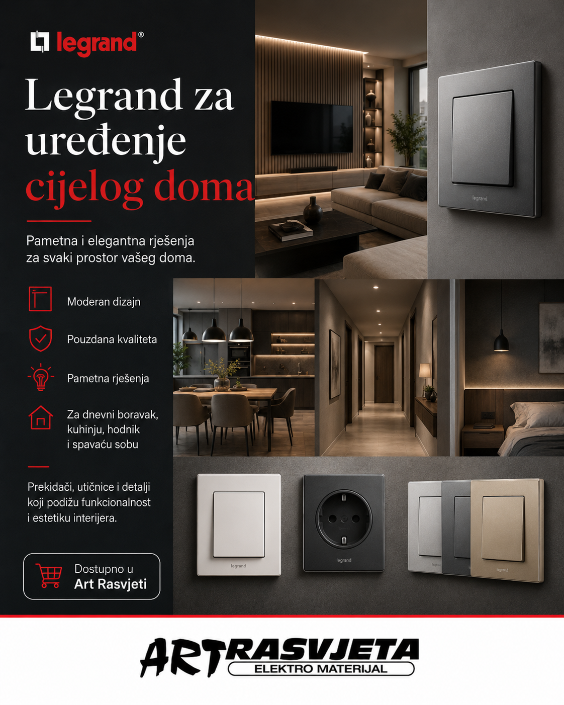 Legrand za uređenje cijelog doma