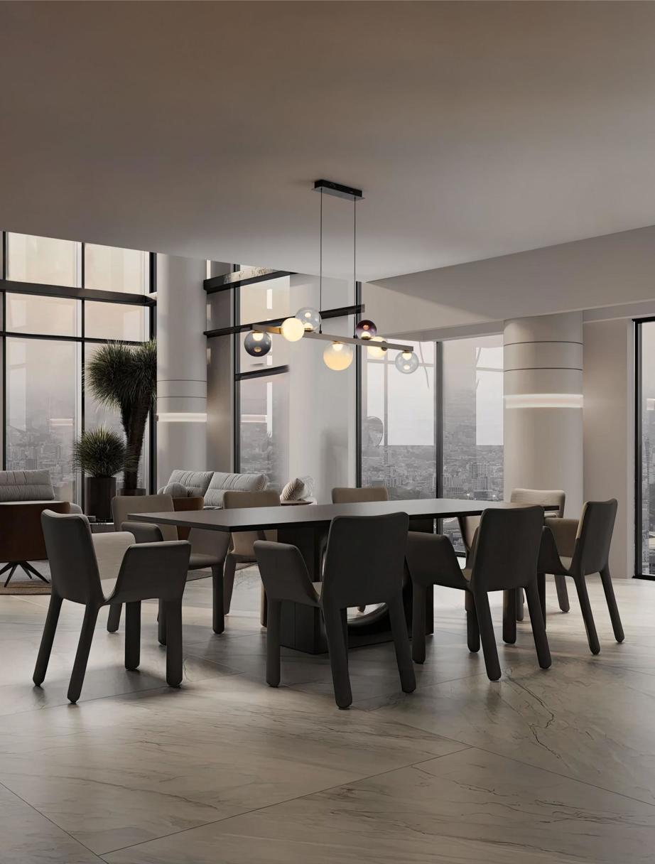 Luster iznad blagovaonskog stola: Kako pogoditi visinu i dimenziju?