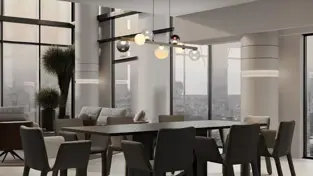 Luster iznad blagovaonskog stola: Kako pogoditi visinu i dimenziju?