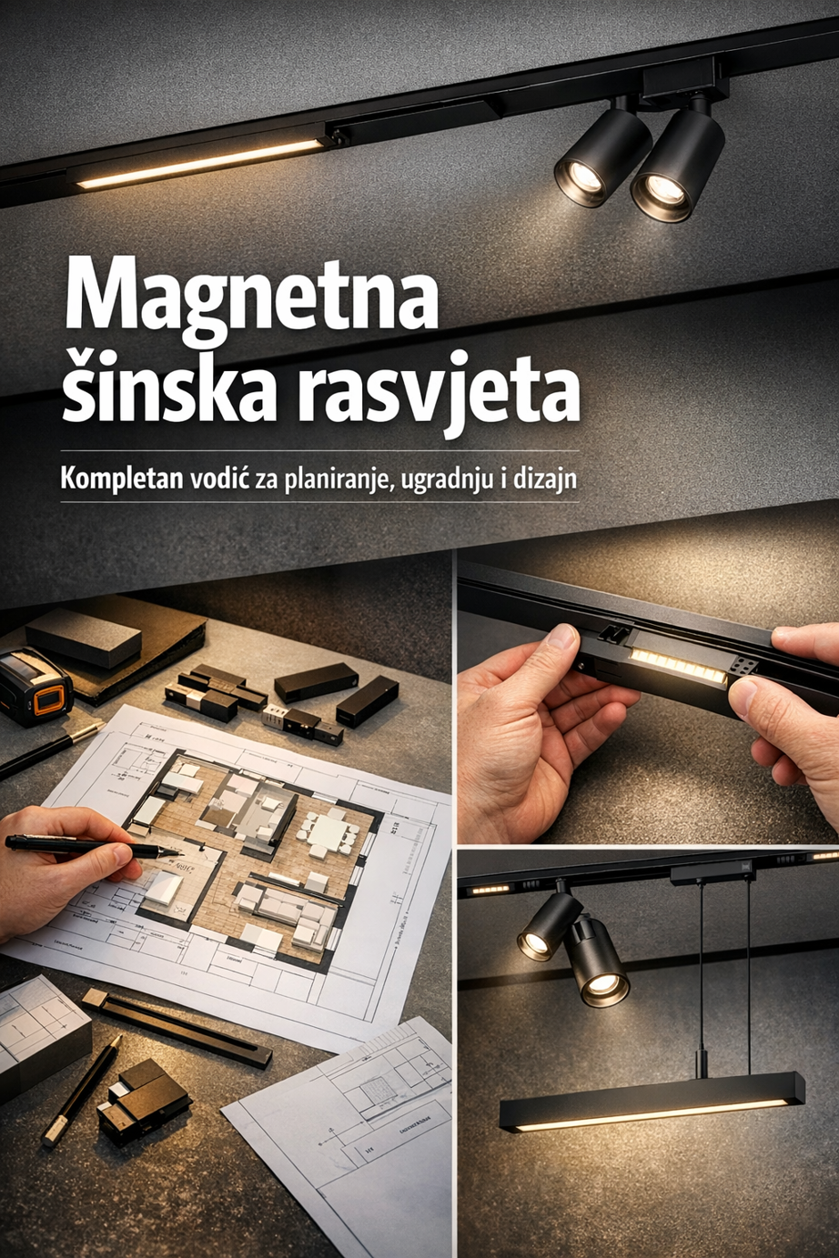 Magnetna šinska rasvjeta: Kompletan vodič za planiranje, ugradnju i dizajn