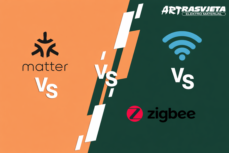 Matter vs. Zigbee vs. Wi-Fi: Sveobuhvatni vodič za standarde pametne rasvjete