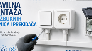 Nadžbukne utičnice i prekidači: Vodič za siguran odabir i montažu na otvorenom i u interijeru
