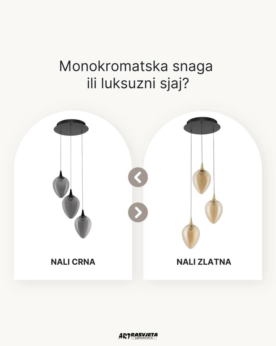 NALI visilica – monokromatska snaga ili luksuzni blagdanski sjaj?