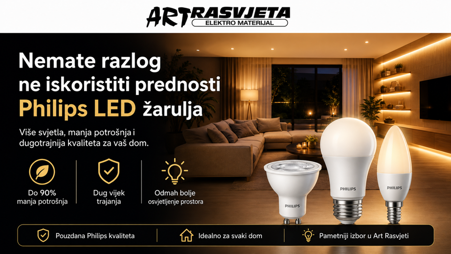 Nemate razlog za neiskoristiti poboljšanje na nove Philips LED žarulje
