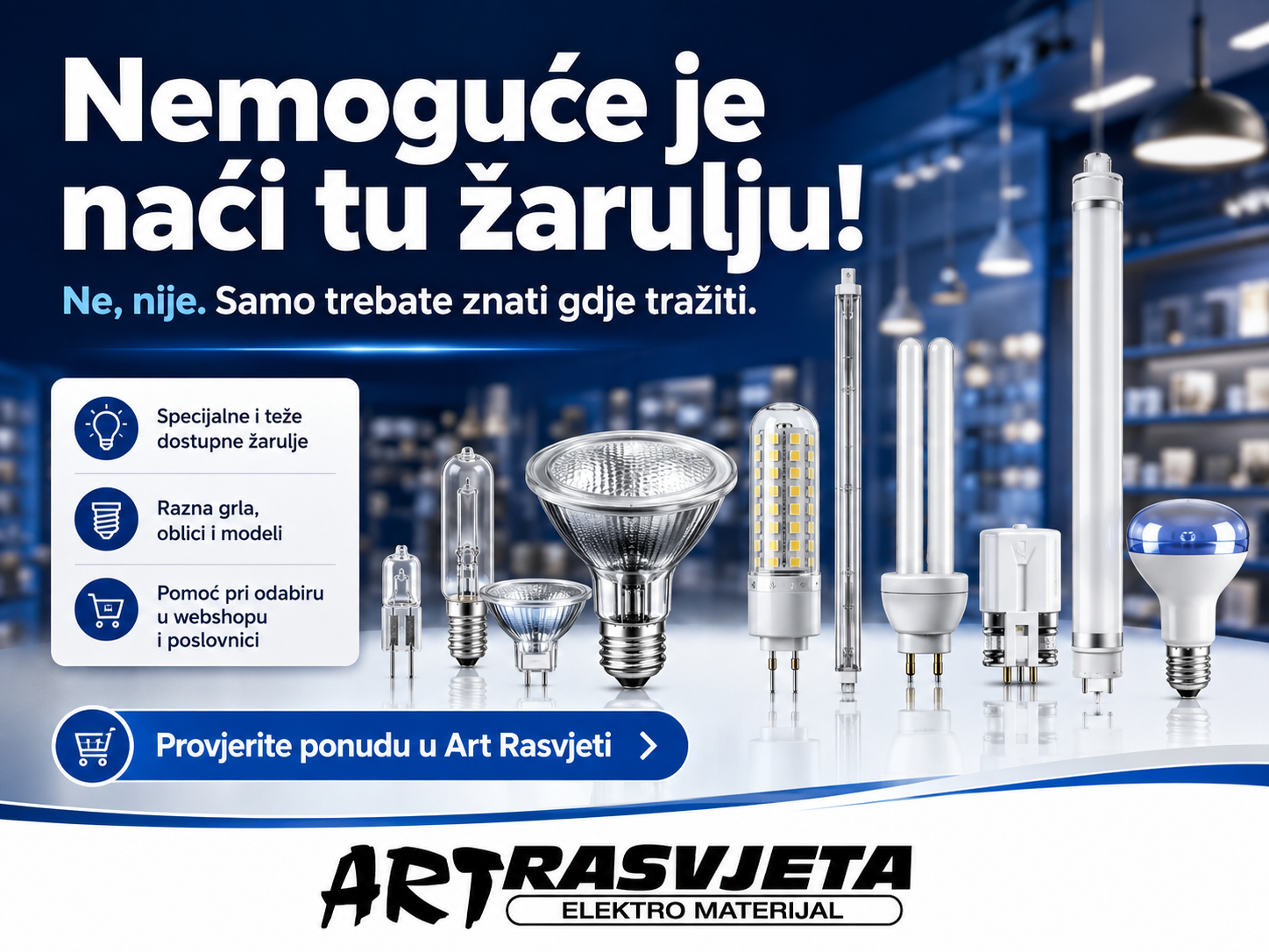 Nemoguće je naći tu žarulju! – Ne, nije. Samo trebate znati gdje tražiti.