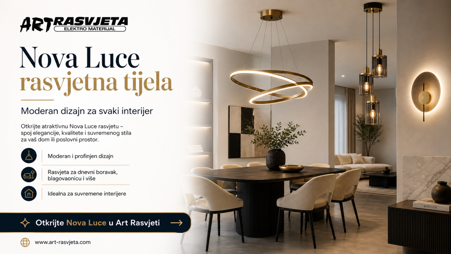 Nova Luce rasvjetna tijela (Nova Luce rasvjeta)