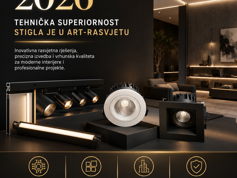 One Light 2026: Tehnička superiornost stigla je u Art-rasvjetu